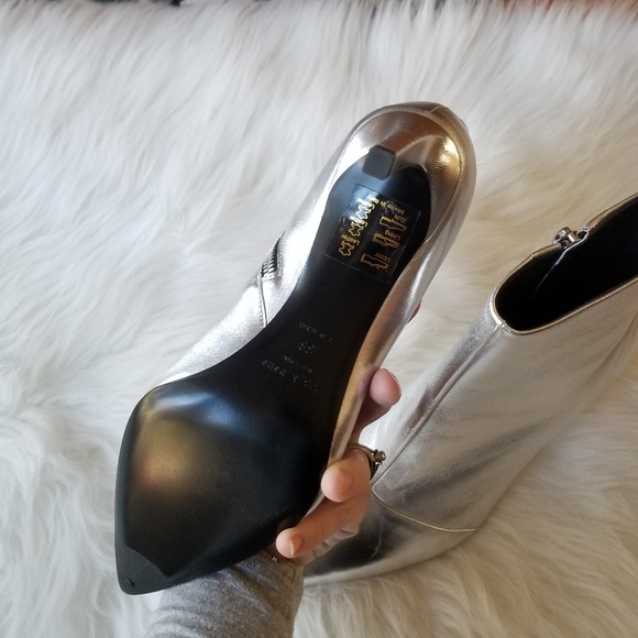NEW Rag & Bone Beha Bootie Metallic Silver 8 & 9 - Picture 5 of 8